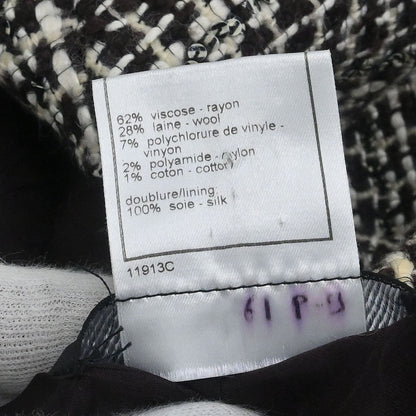 Chanel 2001 Double Breasted Jacket Brown #38