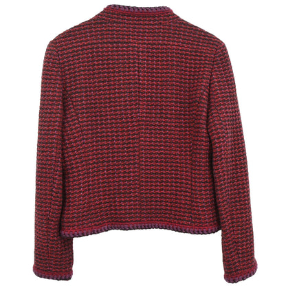 Chanel 2001 Single Breasted Jacket Red #40