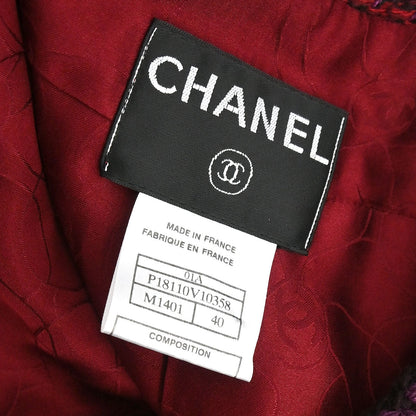 Chanel 2001 Single Breasted Jacket Red #40