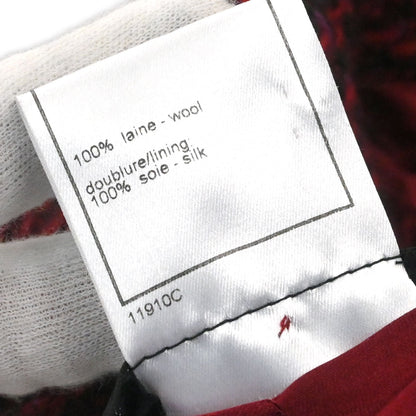 Chanel 2001 Single Breasted Jacket Red #40