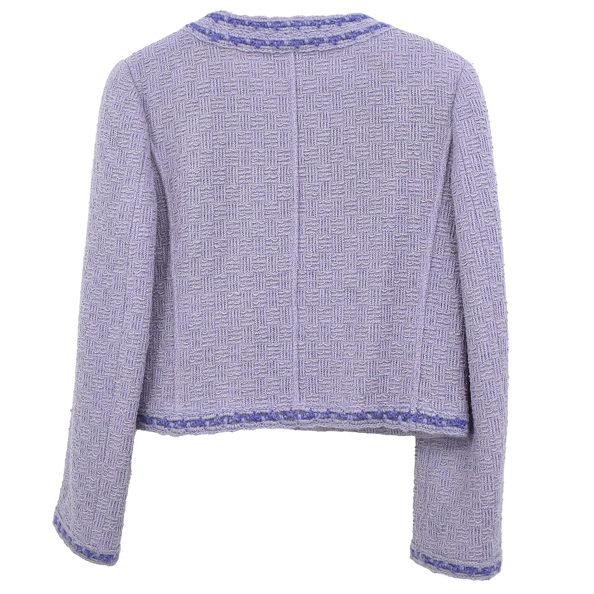 Chanel 1998 Collarless Jacket Purple #38