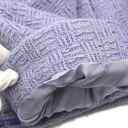 Chanel 1998 Collarless Jacket Purple #38