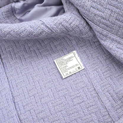Chanel 1998 Collarless Jacket Purple #38