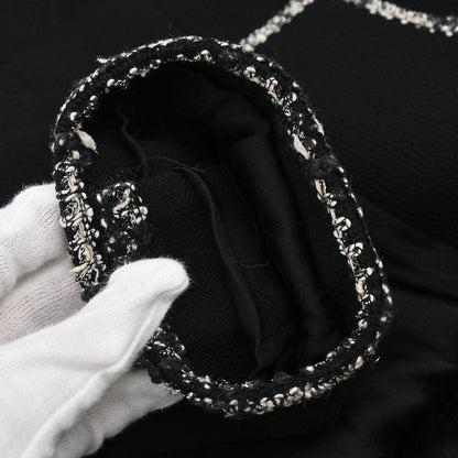 Chanel 2005 Single Breasted Emblem Jacket Black #40