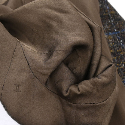 Chanel 1994 Setup Suit Jacket Skirt Brown #36