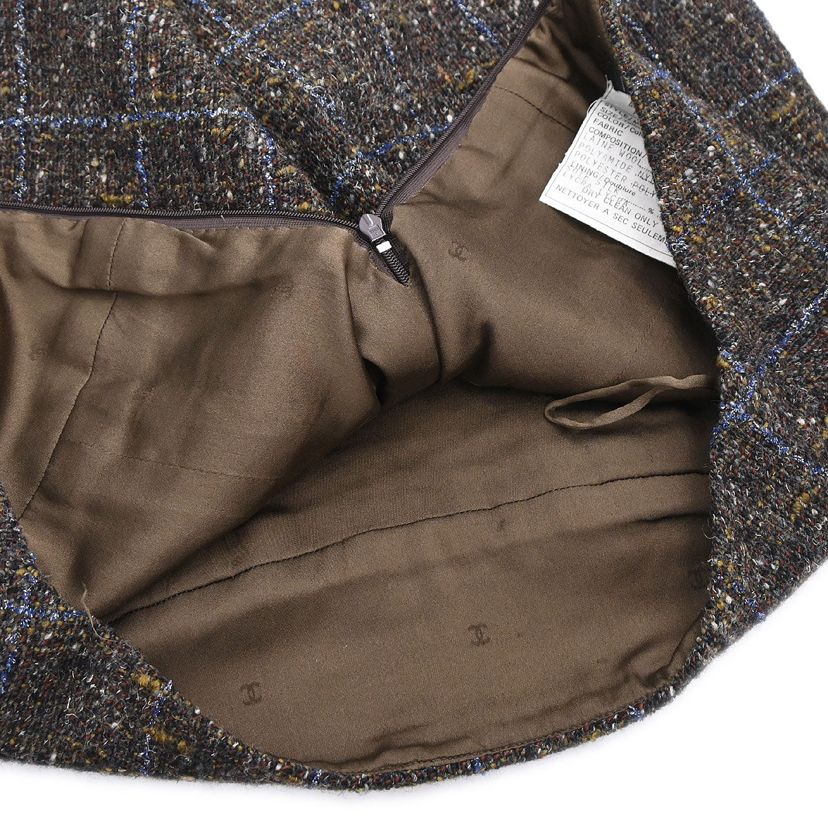 Chanel 1994 Setup Suit Jacket Skirt Brown #36