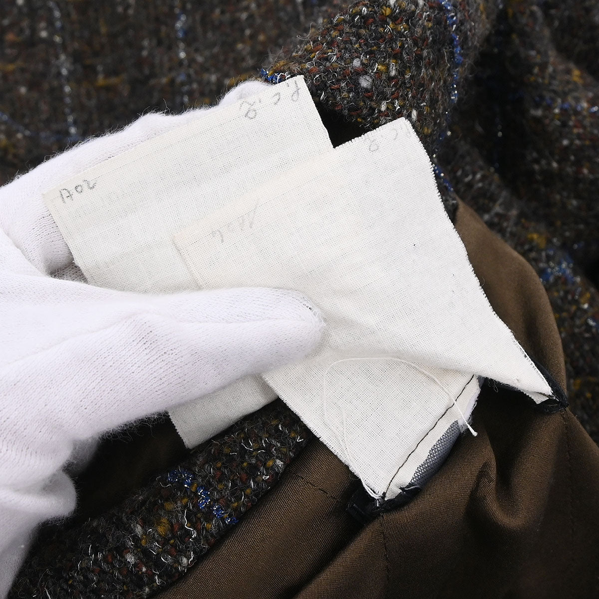 Chanel 1994 Setup Suit Jacket Skirt Brown #36