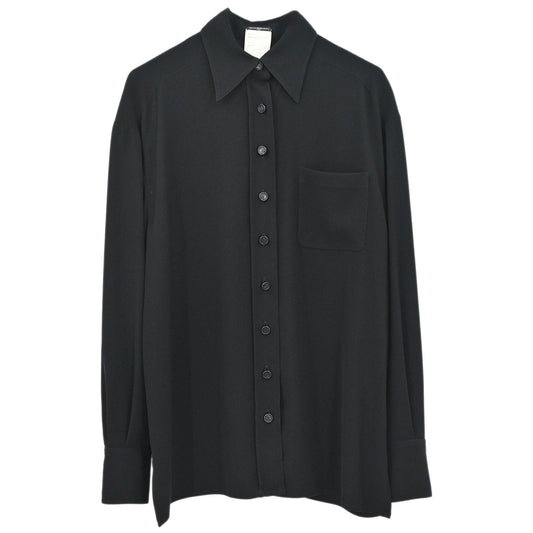Chanel 1998 Blouse Shirt Black #38