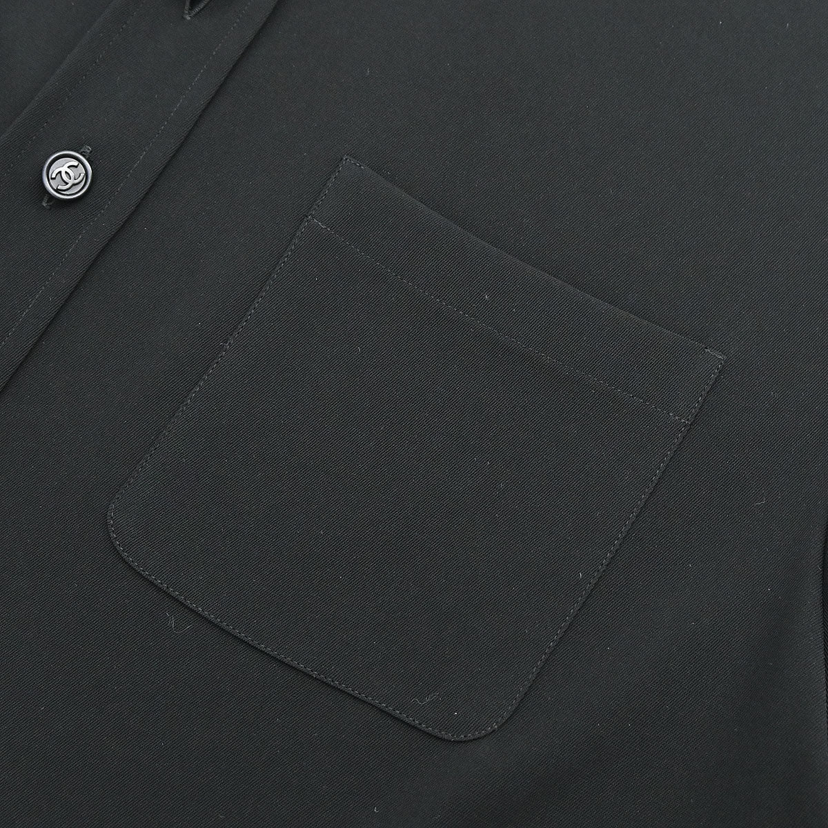Chanel 1998 Blouse Shirt Black #38