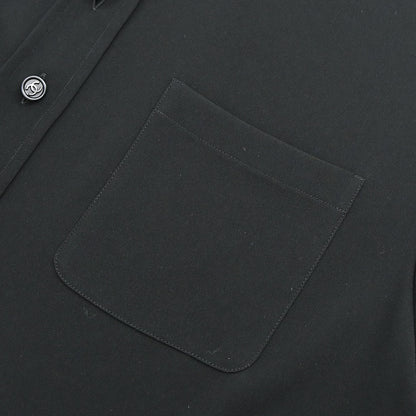 Chanel 1998 Blouse Shirt Black #38