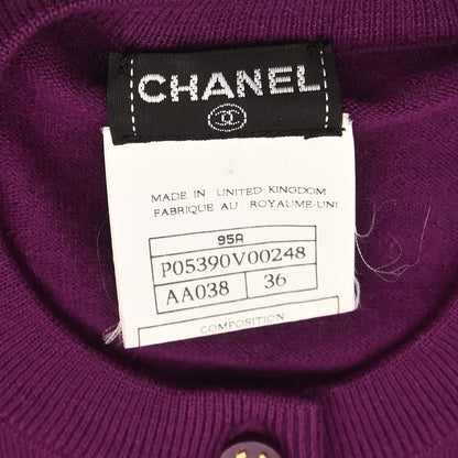 Chanel 1995 Cardigan Purple #36