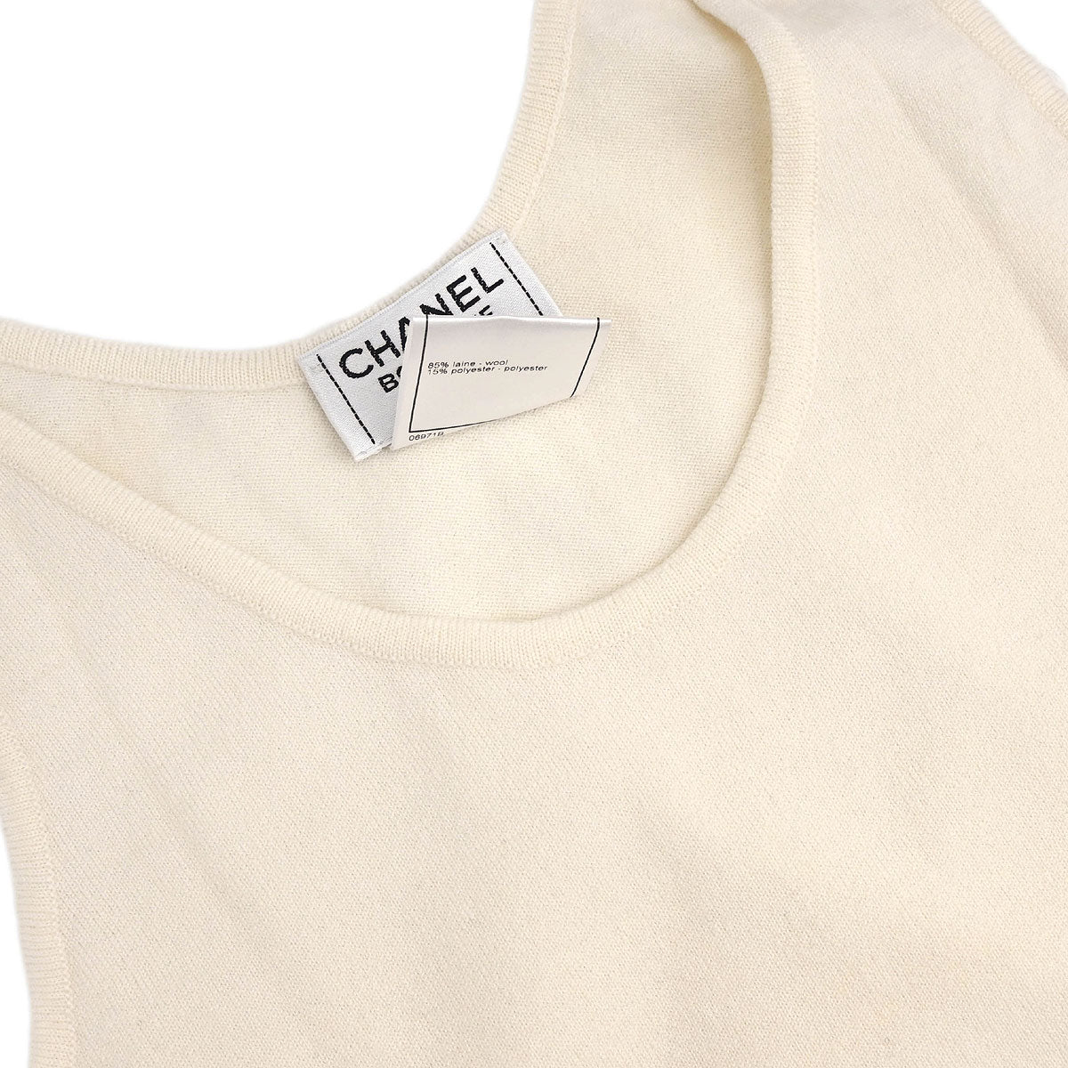 Chanel 1998 Jumpsuit Sleeveless White Black #38