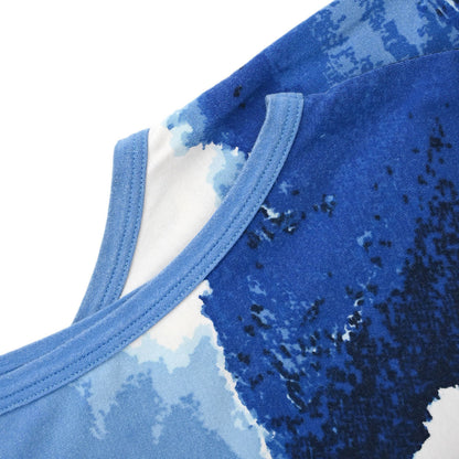 Chanel 2002 Surf Line Sleeveless Tank Top Blue #36