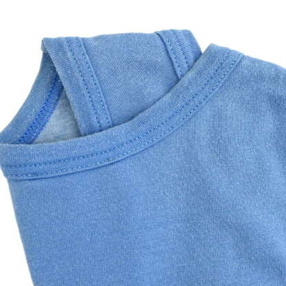 Chanel 2002 Surf Line Sleeveless Tank Top Blue #36