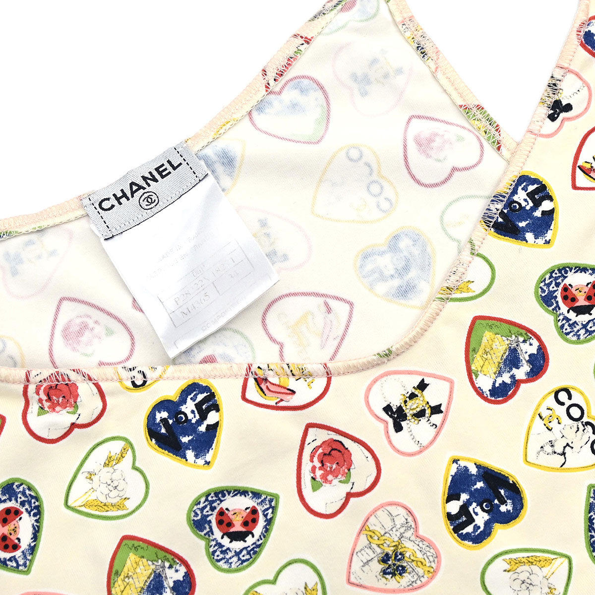 Chanel 2006 Valentine Camisole White #34