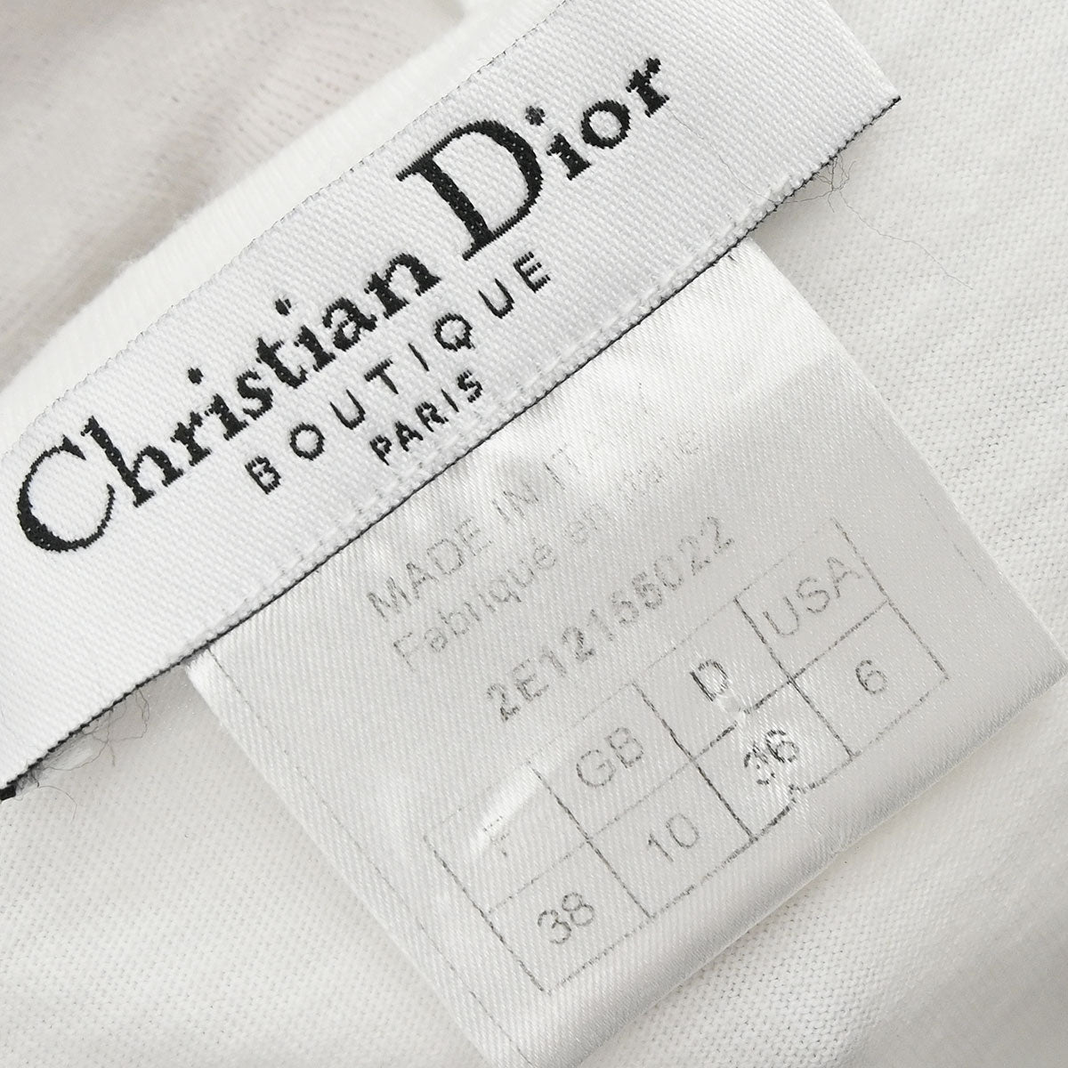 Christian Dior 2002 T-shirt White #38