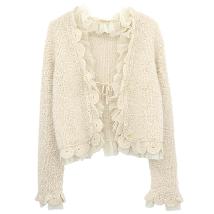 Chanel 2002 Cardigan White #38