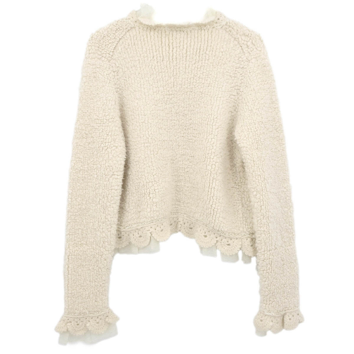 Chanel 2002 Cardigan White #38