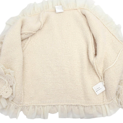 Chanel 2002 Cardigan White #38