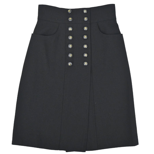 Chanel 1995 Skirt Black #34