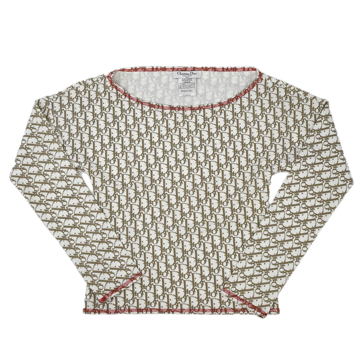 Christian Dior Top Trotter White #38