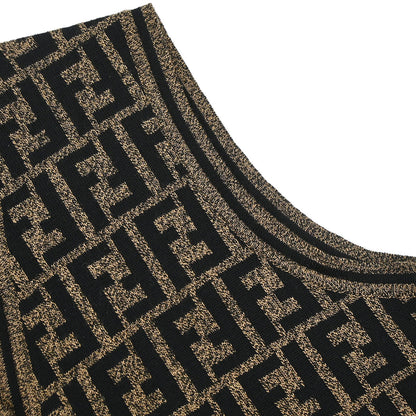 Fendi Sleeveless Jacket Vest Zucca Brown #42