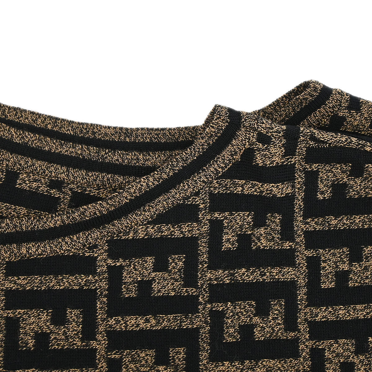 Fendi Sleeveless Jacket Vest Zucca Brown #42