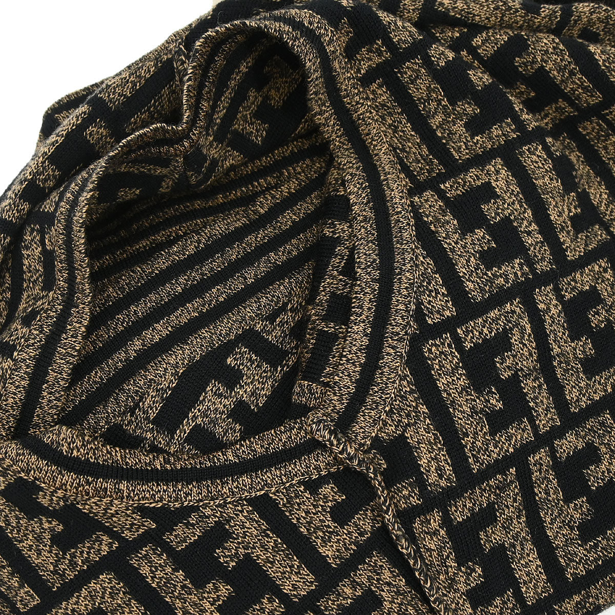 Fendi Sleeveless Jacket Vest Zucca Brown #42