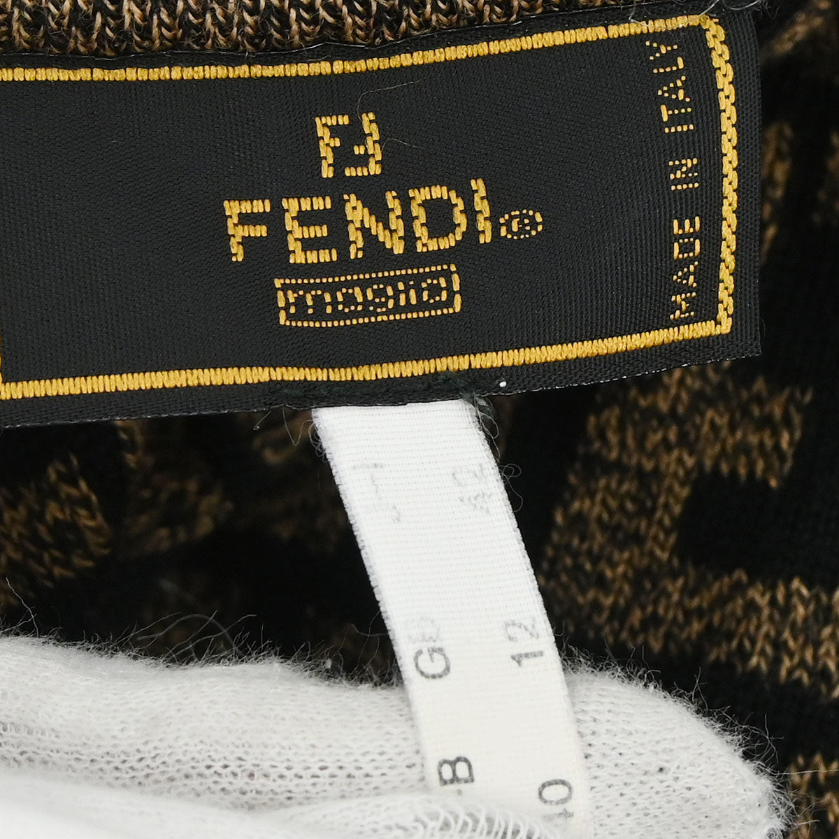 Fendi Sleeveless Jacket Vest Zucca Brown #42