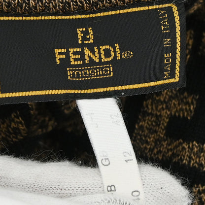 Fendi Sleeveless Jacket Vest Zucca Brown #42