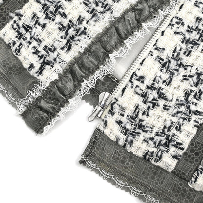 Chanel 2009 Single Breasted Jacket White #36