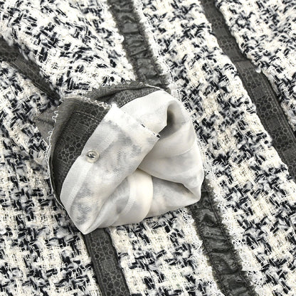 Chanel 2009 Single Breasted Jacket White #36