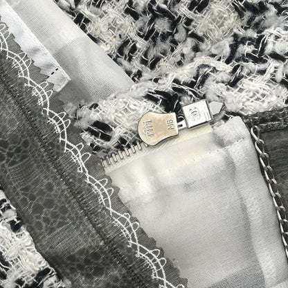 Chanel 2009 Single Breasted Jacket White #36