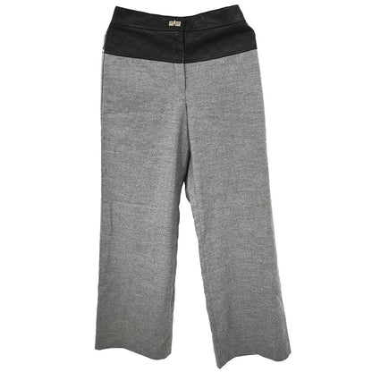 Chanel 2010 Long Pants Mademoiselle Lock Gray #38