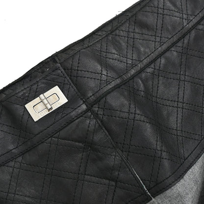 Chanel 2010 Long Pants Mademoiselle Lock Gray #38