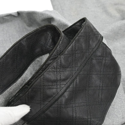 Chanel 2010 Long Pants Mademoiselle Lock Gray #38