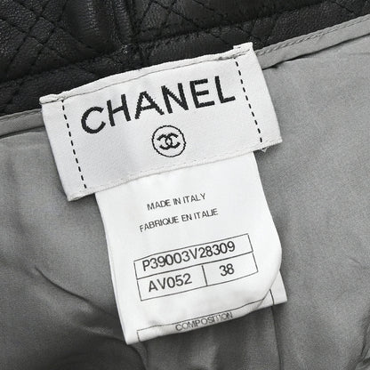 Chanel 2010 Long Pants Mademoiselle Lock Gray #38