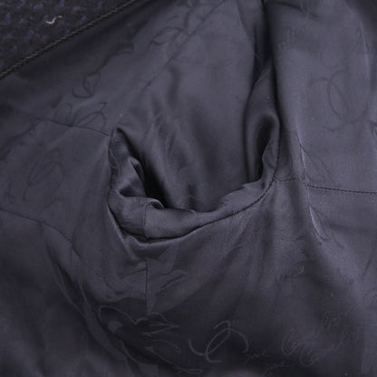 Chanel 2014-2015 Collarless Coat Navy #40