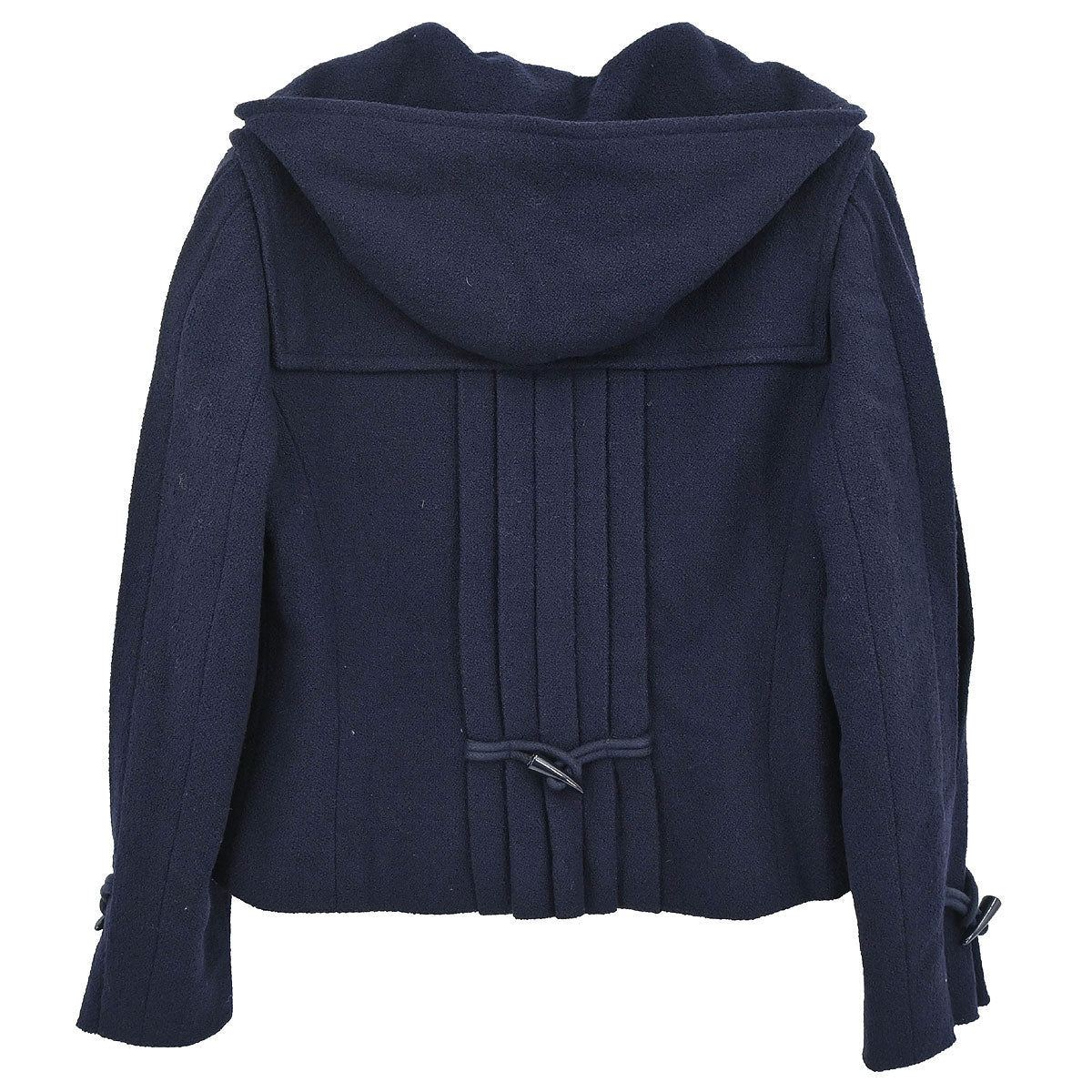 Chanel 2006 Hoodie Duffel Coat Navy #42