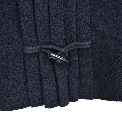 Chanel 2006 Hoodie Duffel Coat Navy #42