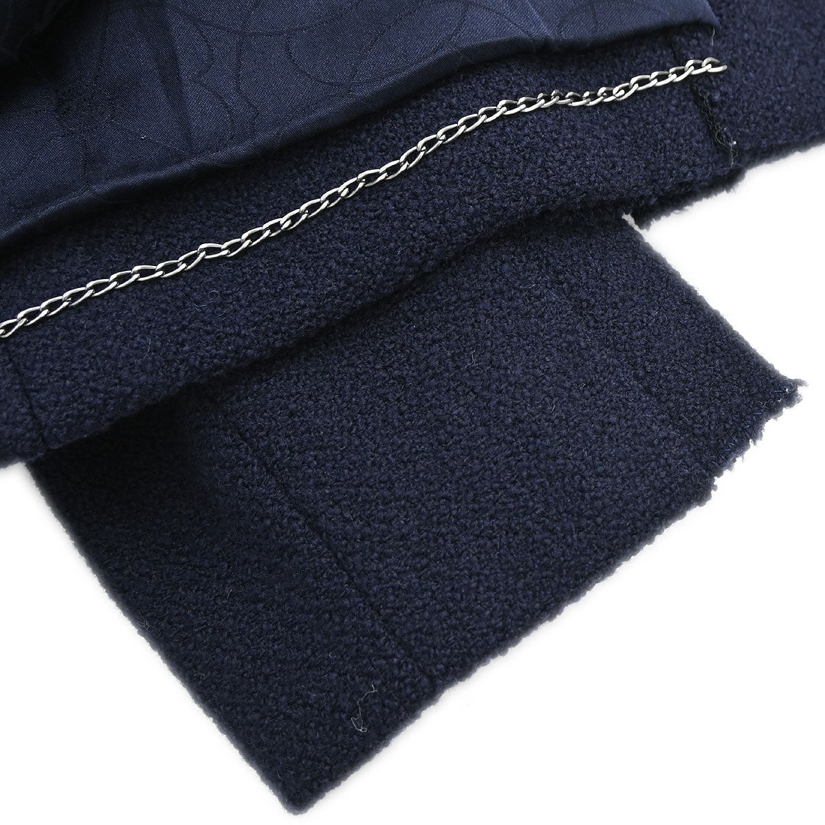 Chanel 2006 Hoodie Duffel Coat Navy #42