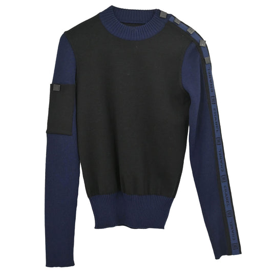 Chanel 2004 Sport Line Long Sleeve Top Navy #36