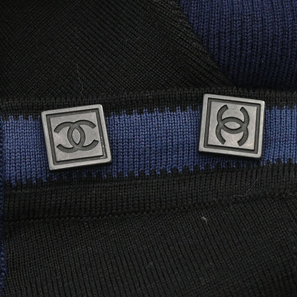Chanel 2004 Sport Line Long Sleeve Top Navy #36