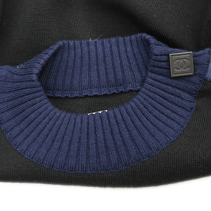 Chanel 2004 Sport Line Long Sleeve Top Navy #36