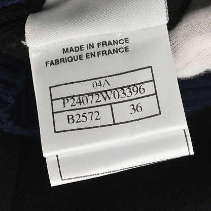 Chanel 2004 Sport Line Long Sleeve Top Navy #36