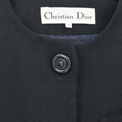 Christian Dior Setup Suit Jacket Skirt Black #34–36