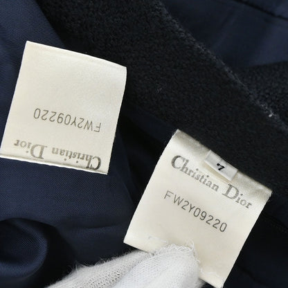 Christian Dior Setup Suit Jacket Skirt Black #34–36