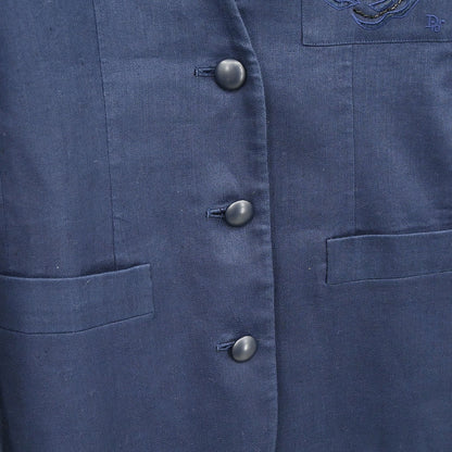 Christian Dior Setup Suit Jacket Skirt Navy #38–40