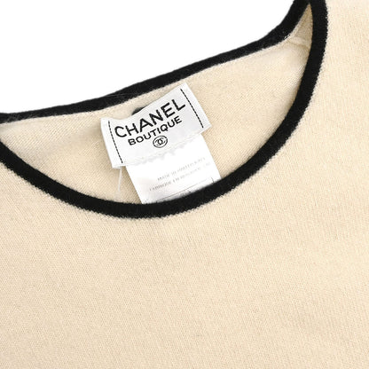 Chanel 1997 Set Cardigan Top Ivory #42