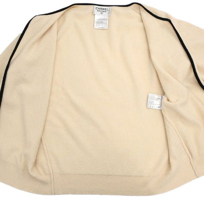 Chanel 1997 Set Cardigan Top Ivory #42